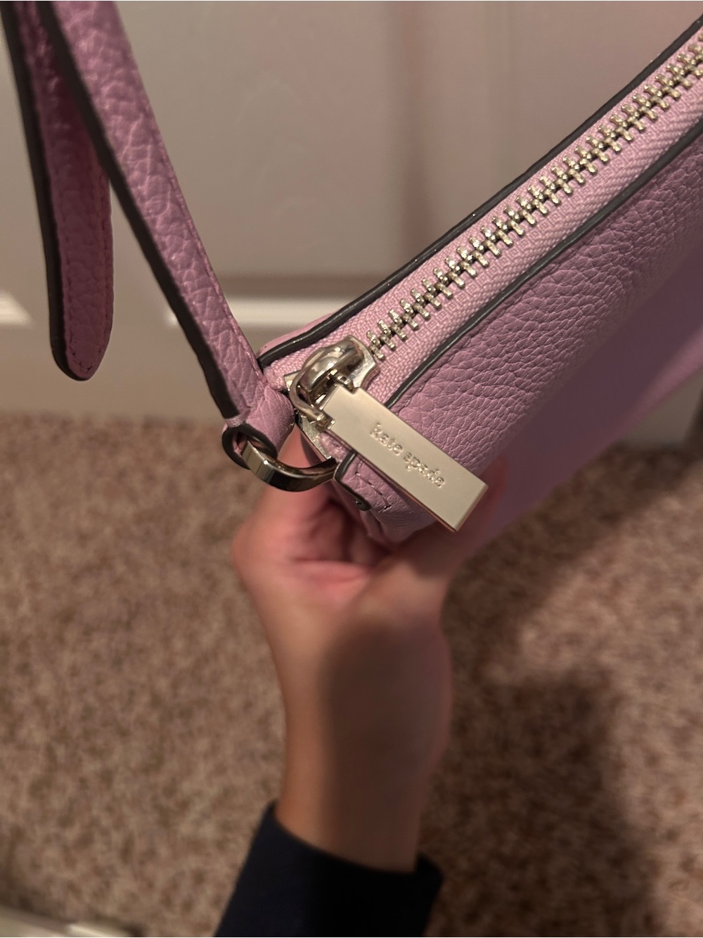 Kate Spade pink leila triple gusset crossbody with gold hardware - Picture 2 of 9
